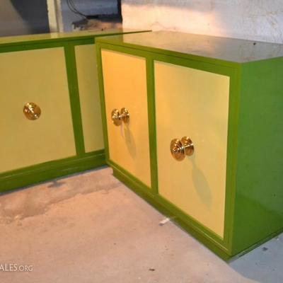 Painted Harvey Probber cabinets
