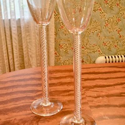 Steuben toasting goblets