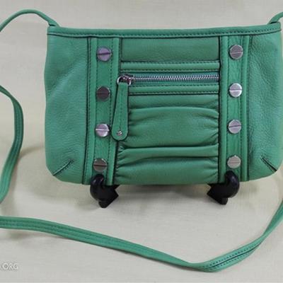 Emeral Green genuine leather purse made by  Makowsky
