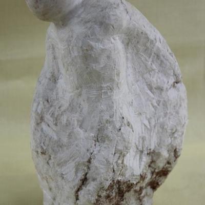 Abstract stone carved angel sculpture 10.5