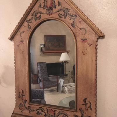 house frame wall mirror 
