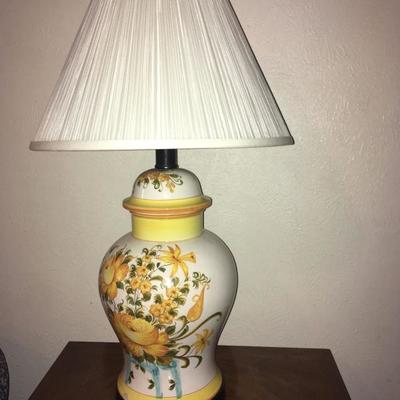 set of two Vintage oriental table lamps 