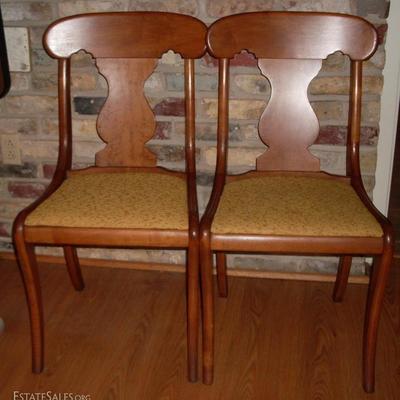 4 MAPLE SIDE CHAIRS