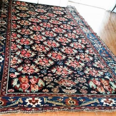 Kurdish rug.  7.3 x 12.4