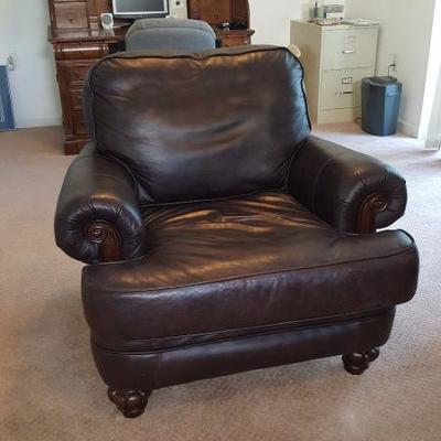 leather club chair ...we have twins of this chair