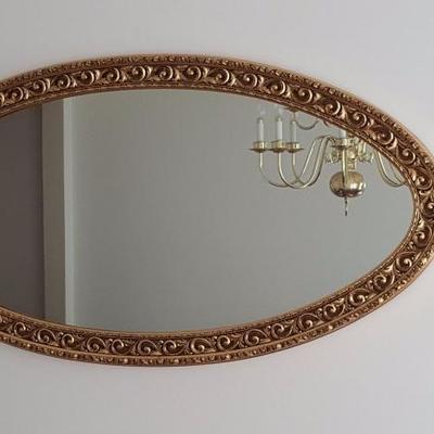 large oval mirror