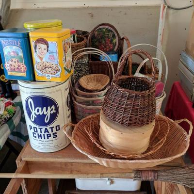 Baskets and Tinware