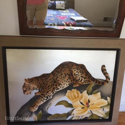 Painting on Fabric Under Glass