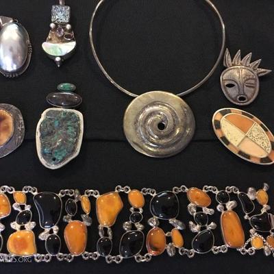 Sterling Pieces, Native American Sterling Jewelry 