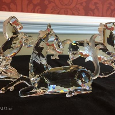 Swarovski Figurines: Horses! 