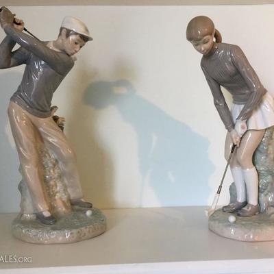 Lladro Figurines, Golfers 