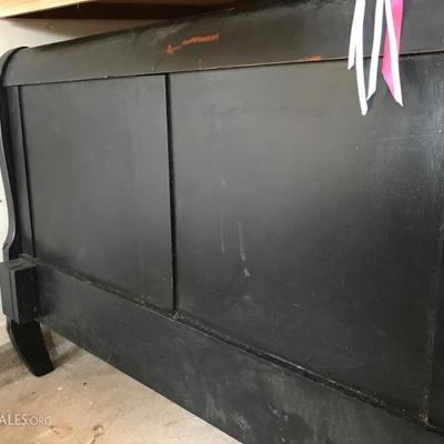 Antique Sleigh Bed Head and Foot Boards