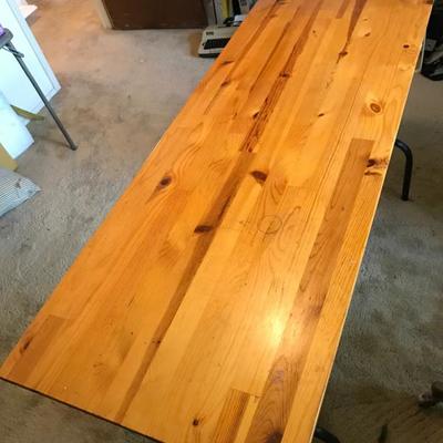Knotty Pine Work Table