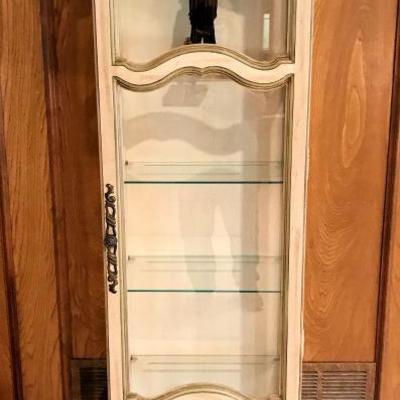 Drexel slim line curio cabinet