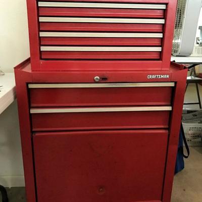 Craftsman red rolling tool chest