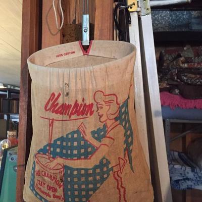 Vintage Clothespin Bag.