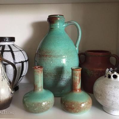 Nice Collection of West Germany Pottery.