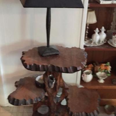 Wood Slice Table.