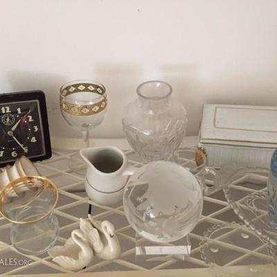 Glassware.