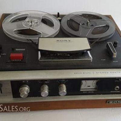 WDG117 Vintage Sony Stereo Tapecorder TC-230W Reel to Reel
