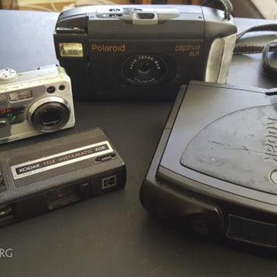 WDG096 Camera Lot #1 - Kodak, Polaroid, Pentax
