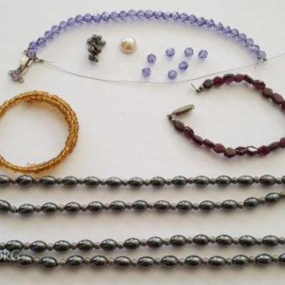 WDG045 Hematite Necklace, Bracelets & More
