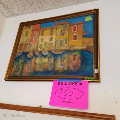 VARIOUS PAINTINGS, prints, etc framed from $15 