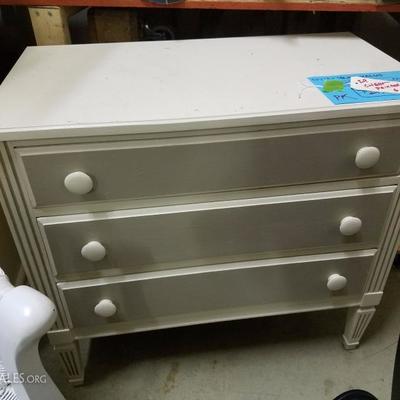 Painted Bedside Chest of Drawers FINAL $70