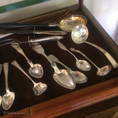 Miscellaneous Sterling and coin silver flatware
