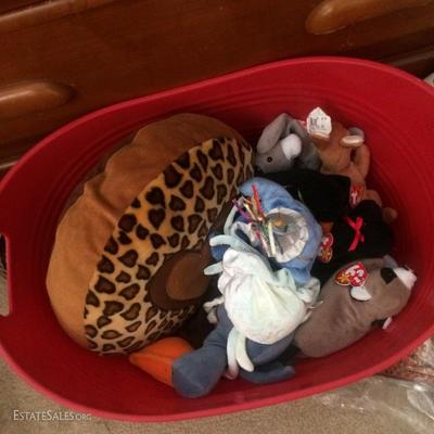 Beanie babies and other stuffed animals