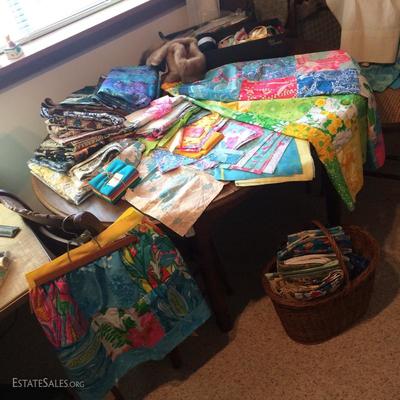 Key West fabric, etc.