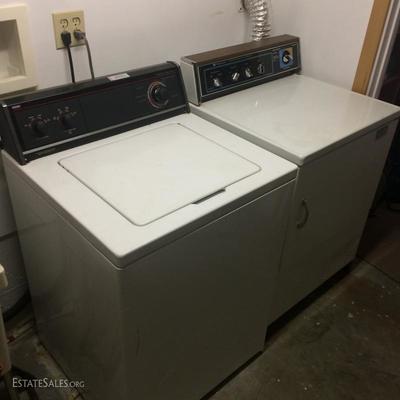 Working washer and dryer