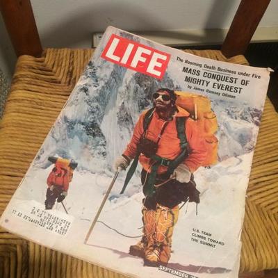 Magazines and books about climbing and hiking