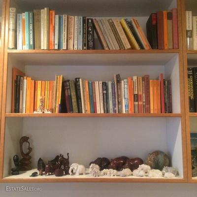 Hardback and paperback books