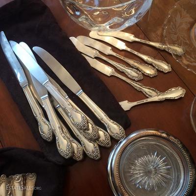 More silverplated flatware
