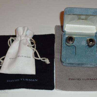 David Yurman sterling silver earrings