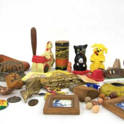 Group of Small Antiques and Collectibles 
