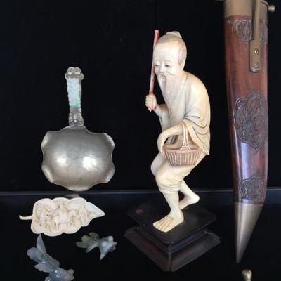 Carved Bone and Stone Items