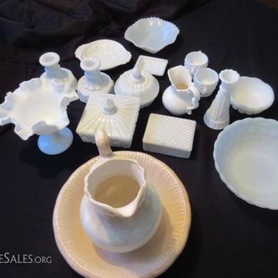 MILK GLASS COLLECTION