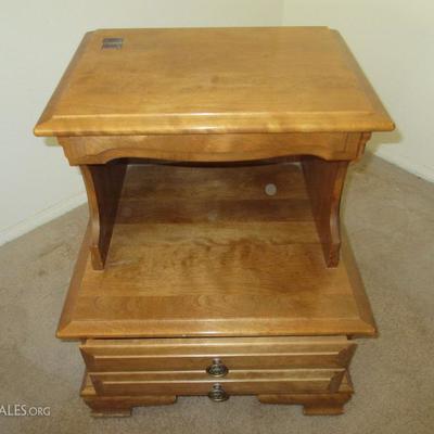 VINTAGE SOLID WOOD NIGHT STANDS