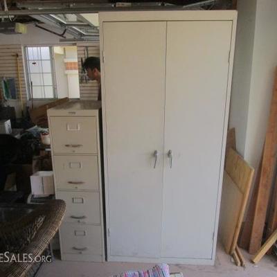 METAL FILING AND STORAGE CABINETS