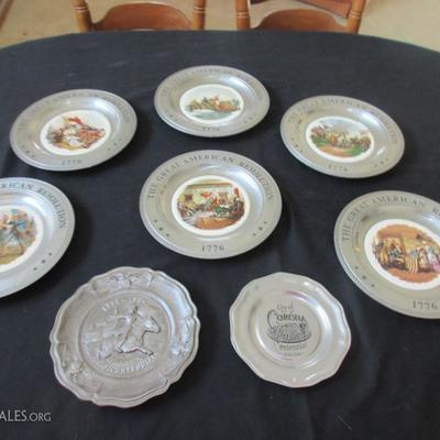 PEWTER PLATE COLLECTION