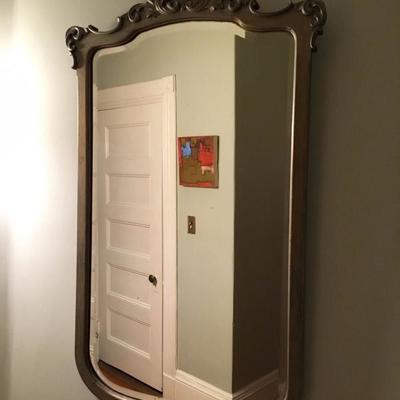 Beveled Edge Antique Mirror