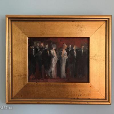 James Kubiatowicz 'Soiree' oil