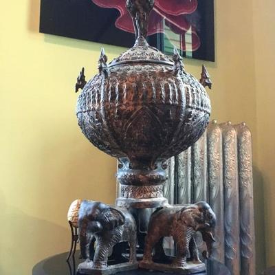 Buddhist Ceremonial Water Vessel 