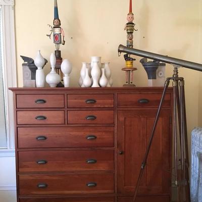 Restoration Hardware Bedroom Set, Eva Zeisel by Klein Reid Centerpiece Vase Set