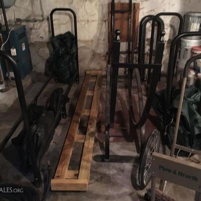 Log Holders, Log Cart 