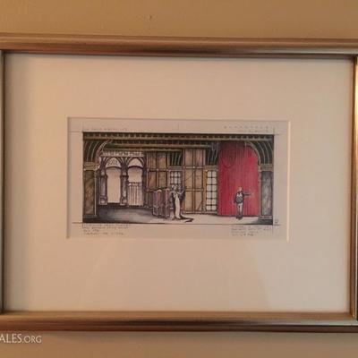 Set Designer Michael E. Downs Sketch 