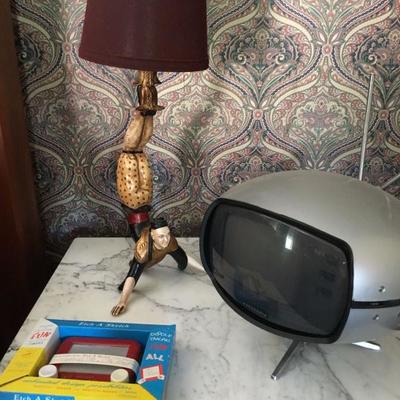 Acrobat Lamps, Vintage Toys, Panasonic Vintage TV