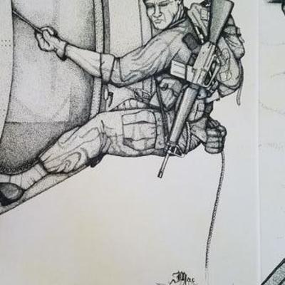 Armed Forces Art by Mac 1986